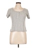 Alya Gray Short Sleeve Henley Size L - photo 1