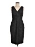 Kay Unger Tweed Gray Cocktail Dress Size 8 - photo 1