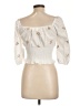 Kirious Ivory 3/4 Sleeve Blouse Size L - photo 2