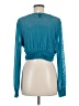 Sincerely Jules Teal Long Sleeve Blouse Size M - photo 2