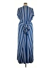ELOQUII Elements Stripes Blue Casual Dress Size 26 - 28 - photo 2