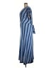 ELOQUII Elements Stripes Blue Casual Dress Size 26 - 28 - photo 5