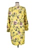 Ann Taylor LOFT Yellow Casual Dress Size 16 - photo 2