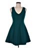 Forever 21 Solid Teal Cocktail Dress Size M - photo 1