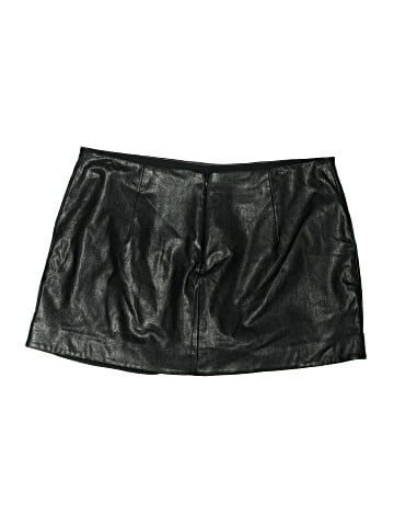 Amanda Uprichard Faux Leather Skirt (view 2)