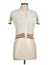 Princess 100% Polyester Ivory Short Sleeve Blouse Size 12 - photo 1