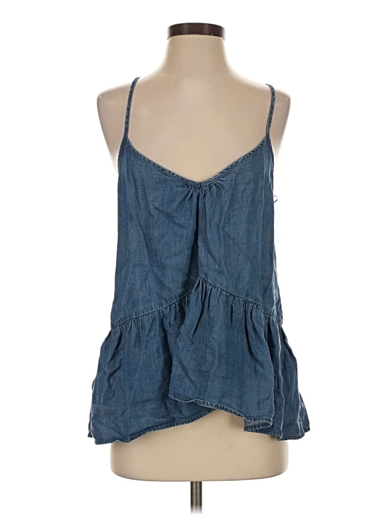 Lovestitch Sleeveless Blouse In Blue
