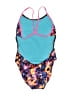 TYR 100% Polyester Print Purple One Piece Swimsuit Size Sm (32) - photo 2