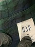 Gap Plaid Green Long Sleeve Button-Down Shirt Size M - photo 7