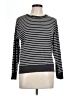 Current/Elliott 100% Cotton Stripes Gray Pullover Sweater Size Lg (3) - photo 1