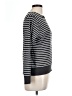 Current/Elliott 100% Cotton Stripes Gray Pullover Sweater Size Lg (3) - photo 4
