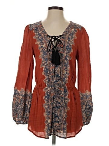 Free People 3/4 Sleeve Blouse (view 1)