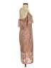 N/Nicholas 100% Polyester Tan Cocktail Dress Size 4 - photo 4