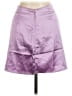 Unbranded Solid Purple Casual Skirt Size M - photo 2