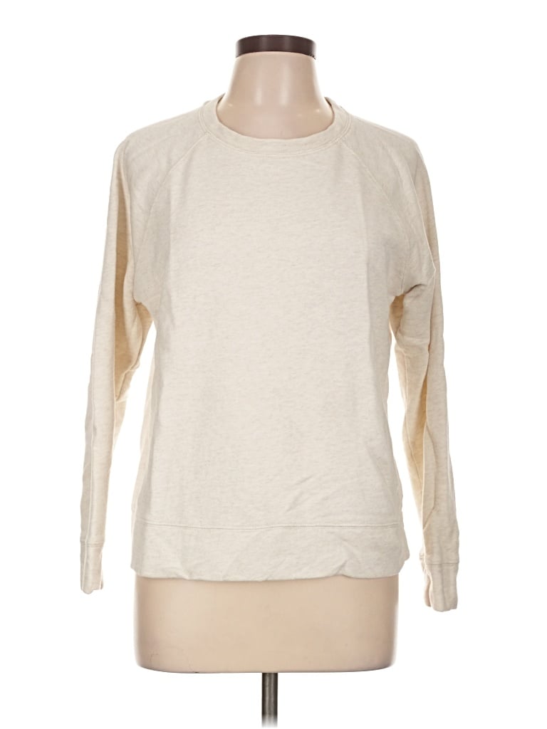 Pre-owned Athleta Sweatshirt In Ivory