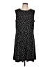 Unbranded Polka Dots Black Casual Dress Size L (estimated) - photo 1