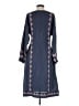 Roller Rabbit 100% Cotton Blue Casual Dress Size S - photo 2