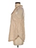 Dylan 100% Linen Tan Sleeveless Blouse Size XS - photo 5