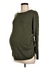 Isabel Maternity Green Pullover Sweater Size Med Maternity - photo 1