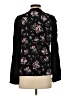 Monsoon 100% Viscose Floral Black Jacket Size 4 - photo 2