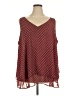Lane Bryant 100% Polyester Burgundy Sleeveless Blouse Size 28 - photo 1