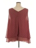 Lane Bryant 100% Polyester Burgundy Sleeveless Blouse Size 28 - photo 2