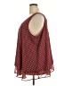 Lane Bryant 100% Polyester Burgundy Sleeveless Blouse Size 28 - photo 5