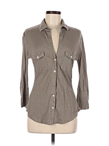 James Perse 3/4 Sleeve Button-Down Shirt (view 1)