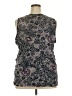 Cj Banks Blue Sleeveless Top Size 3X - photo 2