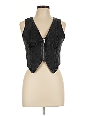 Unbranded Denim Vest (view 1)