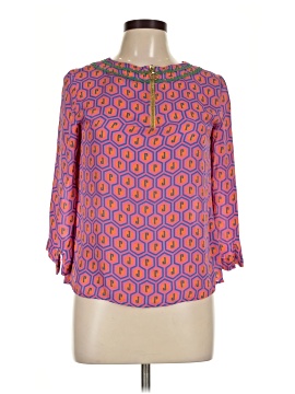 Jules Reid 3/4 Sleeve Silk Top (view 1)