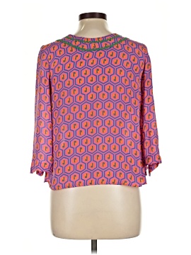 Jules Reid 3/4 Sleeve Silk Top (view 2)