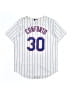 MLB 100% Polyester White Short Sleeve T-Shirt Size 10 - 12 - photo 2