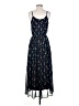 Maison Jules 100% Polyester Floral Blue Casual Dress Size S - photo 2