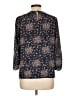 Les Serein 100% Polyester Blue 3/4 Sleeve Blouse Size M - photo 2