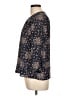 Les Serein 100% Polyester Blue 3/4 Sleeve Blouse Size M - photo 5