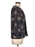 Les Serein 100% Polyester Blue 3/4 Sleeve Blouse Size M - photo 4