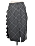 Express Design Studio Argyle Gray Formal Skirt Size 4 - photo 2