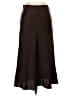 Unbranded 100% Silk Solid Brown Silk Skirt Size S - photo 1