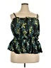 Torrid 100% Polyester Green Sleeveless Blouse Size 3X Plus (3) - photo 1