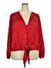 MICHAEL Michael Kors 100% Polyester Red 3/4 Sleeve Blouse Size 2X - photo 1