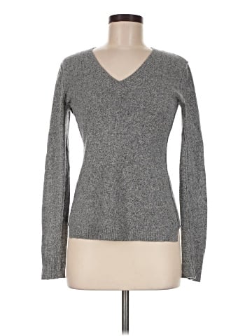 Aqua Cashmere Pullover Sweater (view 1)