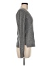 Aqua 100% Cashmere Gray Cashmere Pullover Sweater Size M - photo 4