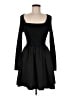 Express Solid Black Casual Dress Size M - photo 1