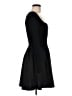 Express Solid Black Casual Dress Size M - photo 4