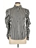 Milly Stripes Ivory 3/4 Sleeve Blouse Size M (estimated) - photo 1
