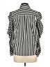 Milly Stripes Ivory 3/4 Sleeve Blouse Size M (estimated) - photo 2