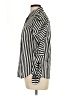 Milly Stripes Ivory 3/4 Sleeve Blouse Size M (estimated) - photo 5