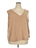 NYDJ 100% Polyester Tan Sleeveless T-Shirt Size 2X - photo 1