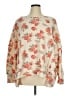 Assorted Brands Floral Tan Ivory Pullover Sweater Size XL - photo 1